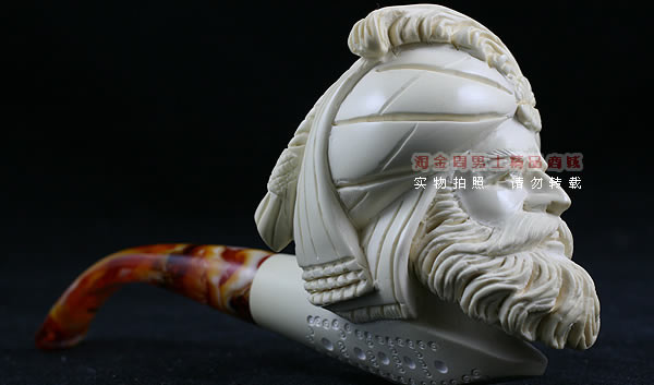 土耳其PAKTAS海泡石烟斗|5件套雕像P79-2