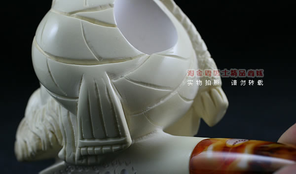 土耳其PAKTAS海泡石烟斗|5件套雕像P79-8