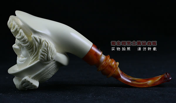 土耳其PAKTAS海泡石烟斗|5件套雕像P82-4