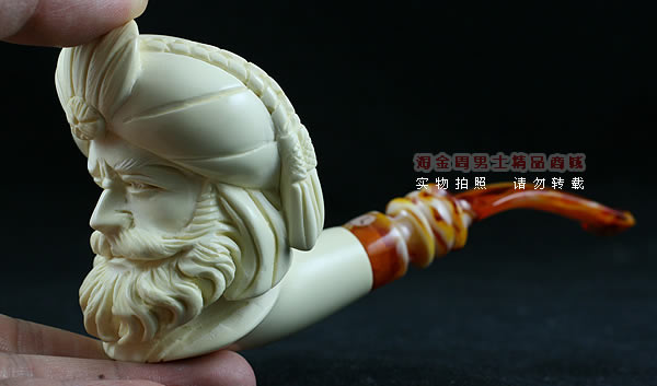 土耳其PAKTAS海泡石烟斗|5件套雕像P84-10