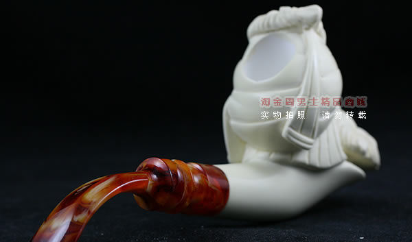 土耳其PAKTAS海泡石烟斗|5件套雕像P87-3