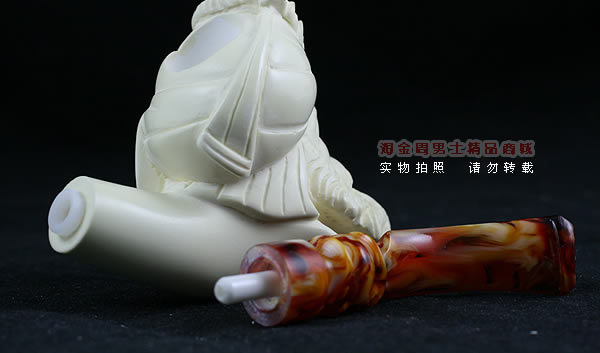 土耳其PAKTAS海泡石烟斗|5件套雕像P87-6