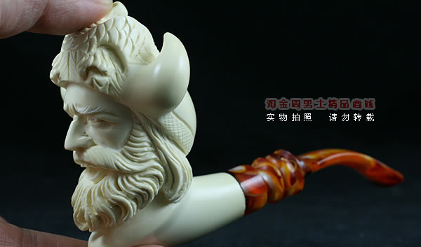 土耳其PAKTAS海泡石烟斗|5件套雕像P88-10