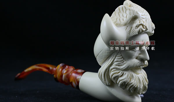 土耳其PAKTAS海泡石烟斗|5件套雕像P88-2