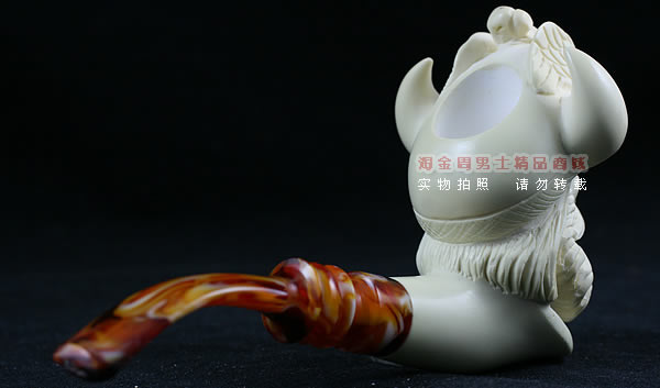 土耳其PAKTAS海泡石烟斗|5件套雕像P88-3