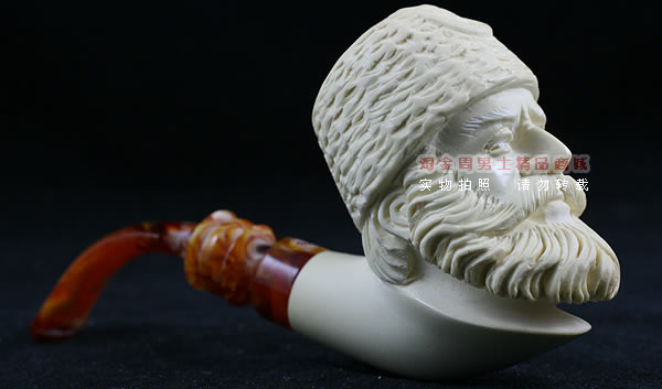 土耳其PAKTAS海泡石烟斗|5件套雕像P9-2