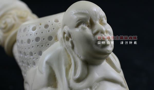 土耳其PAKTAS海泡石烟斗|6件套加长大号弥乐佛斗A-9