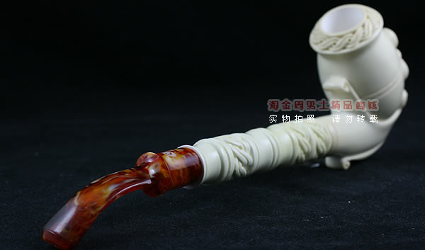 土耳其PAKTAS海泡石烟斗|6件套加长大号如意斗-3