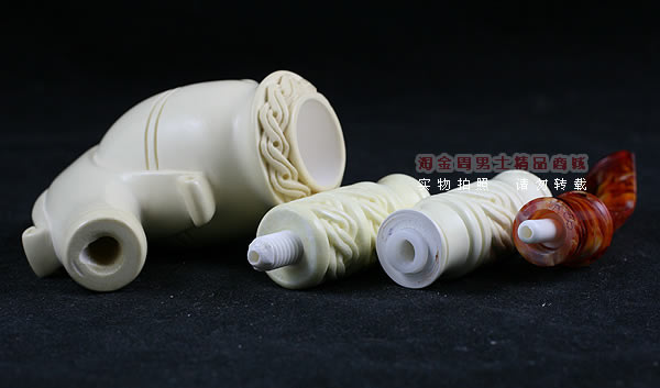 土耳其PAKTAS海泡石烟斗|6件套加长大号如意斗-6