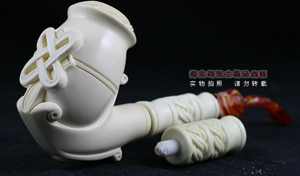 土耳其PAKTAS海泡石烟斗|6件套加长大号如意斗-7