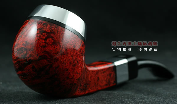 德国db石楠木烟斗|12年度限量酒红斗-1