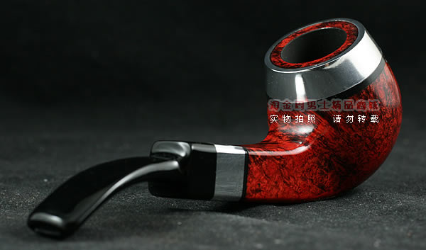 德国db石楠木烟斗|12年度限量酒红斗-3