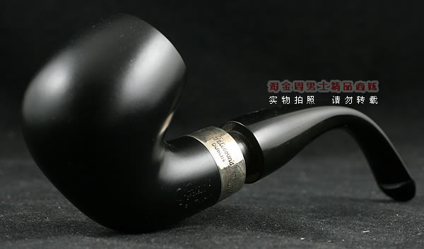 爱尔兰彼得森石楠木烟斗|马克吐温收藏黑漆斗-1