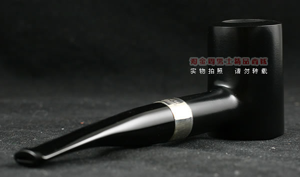 爱尔兰彼得森石楠木烟斗|马克吐温收藏黑漆斗-13