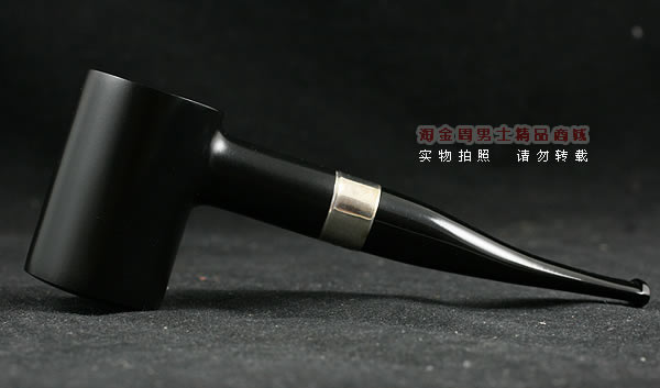 爱尔兰彼得森石楠木烟斗|马克吐温收藏黑漆斗-14