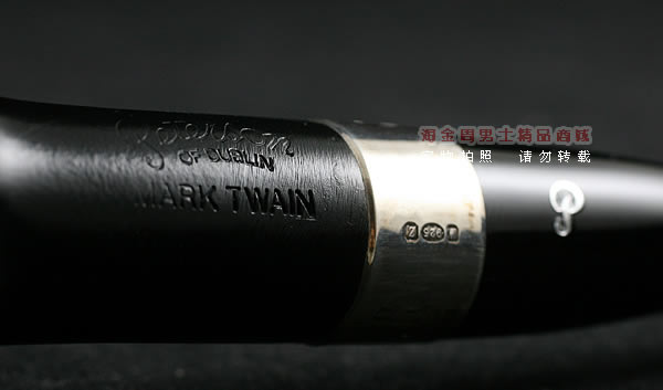 爱尔兰彼得森石楠木烟斗|马克吐温收藏黑漆斗-17