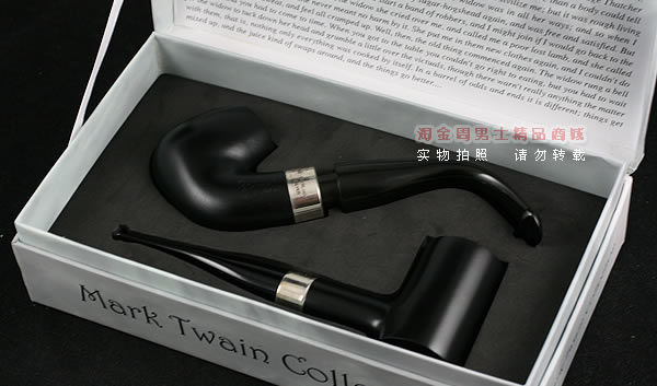 爱尔兰彼得森石楠木烟斗|马克吐温收藏黑漆斗-20