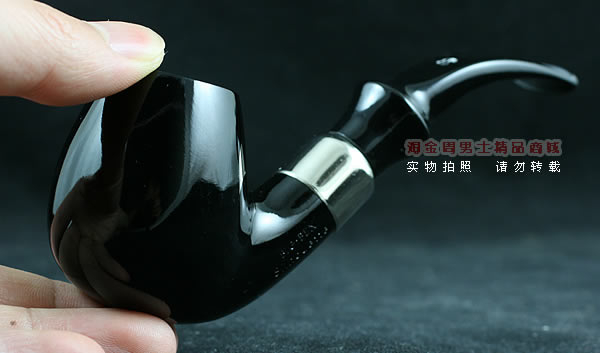 荷兰大班Bigben石楠木烟斗|6件套银圈钢琴漆斗445-9