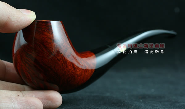 法国CHACOM石楠木烟斗|6件套蜗牛酒红斗-8