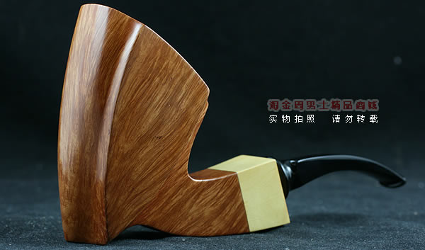 自由品牌石楠木手工烟斗|北欧风格骑士斗104-1