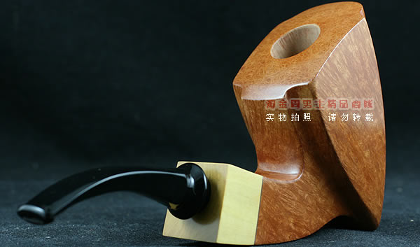 自由品牌石楠木手工烟斗|北欧风格骑士斗104-3