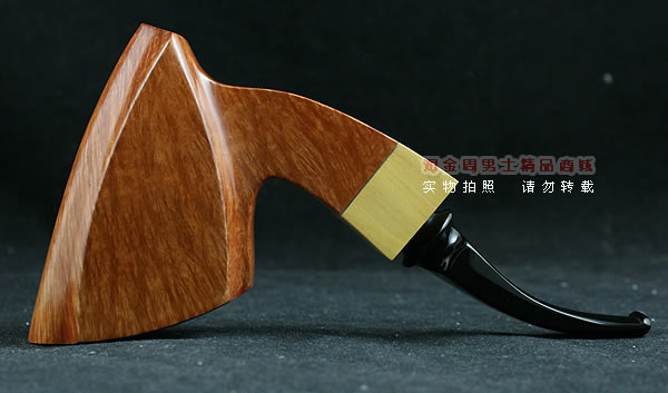 自由品牌石楠木手工烟斗|北欧风格骑士斗104-4