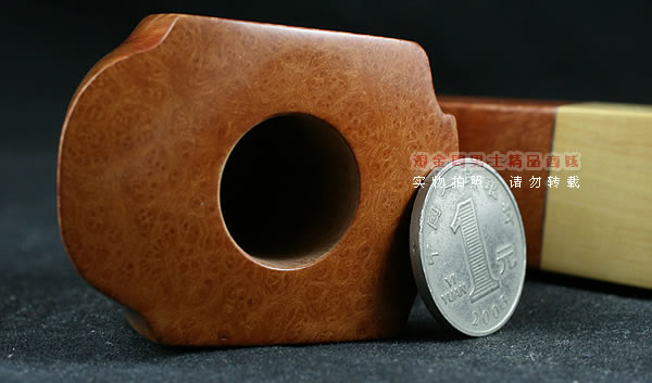 自由品牌石楠木手工烟斗|北欧风格骑士斗104-6