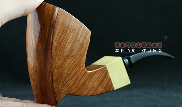 自由品牌石楠木手工烟斗|北欧风格骑士斗104-9