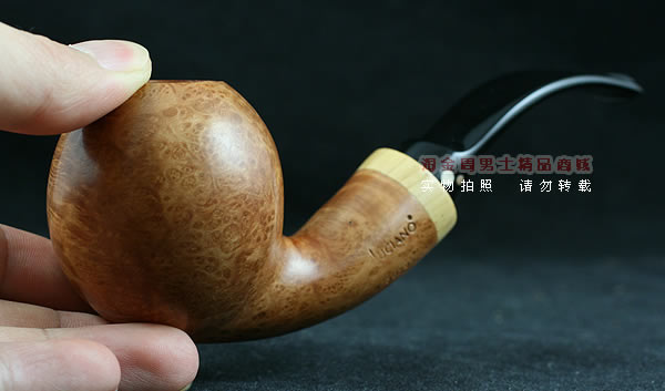 意大利Luciano石楠木手工烟斗|10年限量斗038-11