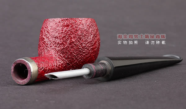 英国Dunhill登喜路石楠木手工烟斗 6件套红宝石喷沙RUBYBARK 3107-7