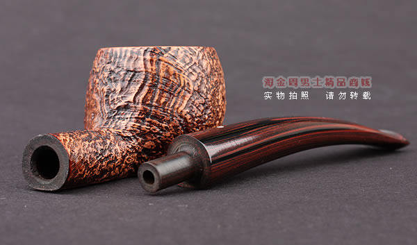 英国Dunhill登喜路石楠木手工烟斗 6件套装 乡村喷砂COUNTY 3407-7