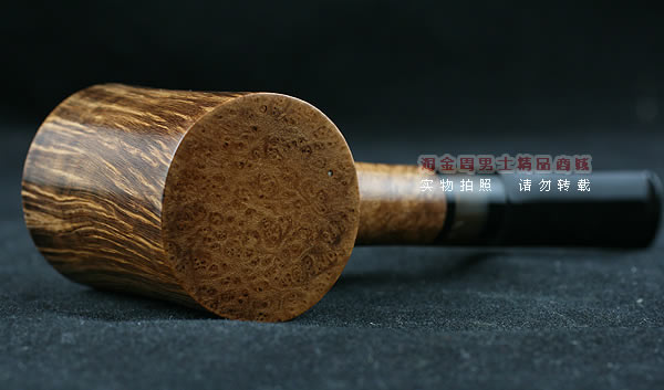 淘金周石楠木手工烟斗|直纹锤子斗106-5