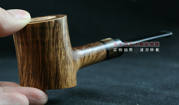 淘金周石楠木手工烟斗|直纹锤子斗106-9