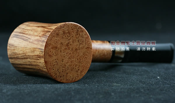 淘金周石楠木手工烟斗|直纹锤子斗107-5