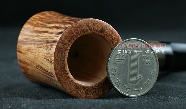 淘金周石楠木手工烟斗|直纹锤子斗107-6