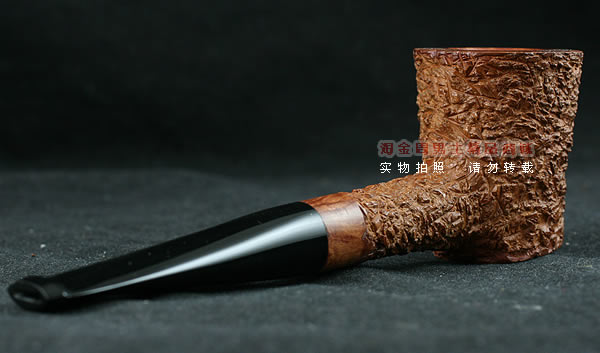 淘金周石楠木手工烟斗|锤子斗119-3