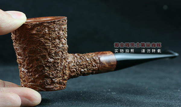淘金周石楠木手工烟斗|锤子斗119-8