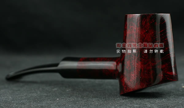进口烟具 正品法国cc石楠木烟斗|五件套装锺子斗153酒红色-2