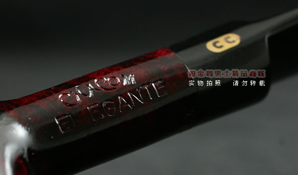 进口烟具 正品法国cc石楠木烟斗|五件套装锺子斗153酒红色-8