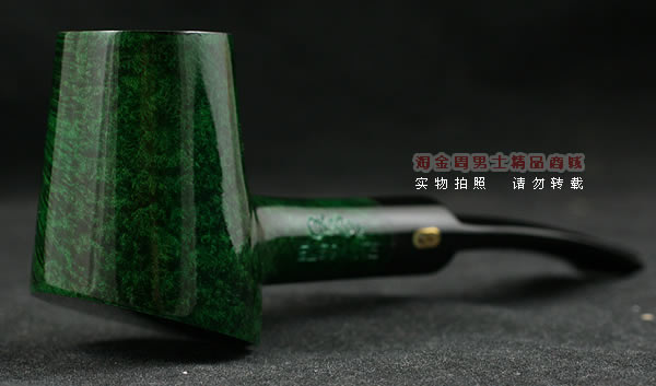 进口烟具 正品法国cc石楠木烟斗|五件套装锺子斗153绿色-1