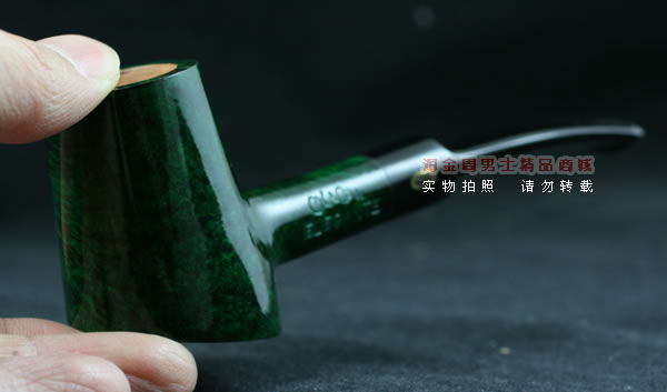 进口烟具 正品法国cc石楠木烟斗|五件套装锺子斗153绿色-10