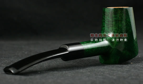 进口烟具 正品法国cc石楠木烟斗|五件套装锺子斗153绿色-3