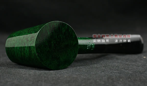 进口烟具 正品法国cc石楠木烟斗|五件套装锺子斗153绿色-5