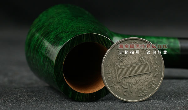 进口烟具 正品法国cc石楠木烟斗|五件套装锺子斗153绿色-6