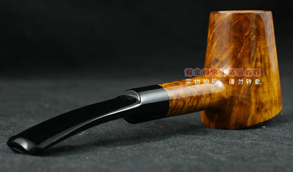 进口烟具 正品法国cc石楠木烟斗|五件套装锺子斗153原木色-3