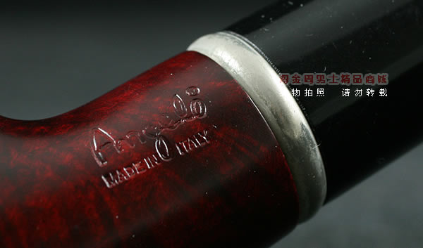 进口烟具 正品意大利Angelo安之龙石楠木烟斗 六件套装银圈621-7