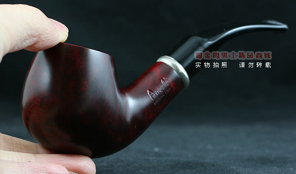 进口烟具 正品意大利Angelo安之龙石楠木烟斗 六件套装银圈624-9