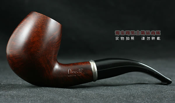 进口烟具 正品意大利Angelo安之龙石楠木烟斗 六件套装银圈631-4