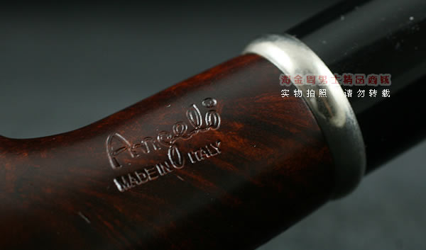 进口烟具 正品意大利Angelo安之龙石楠木烟斗 六件套装银圈631-7