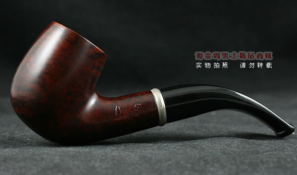 进口烟具 正品意大利Angelo安之龙石楠木烟斗 六件套装银圈633-4